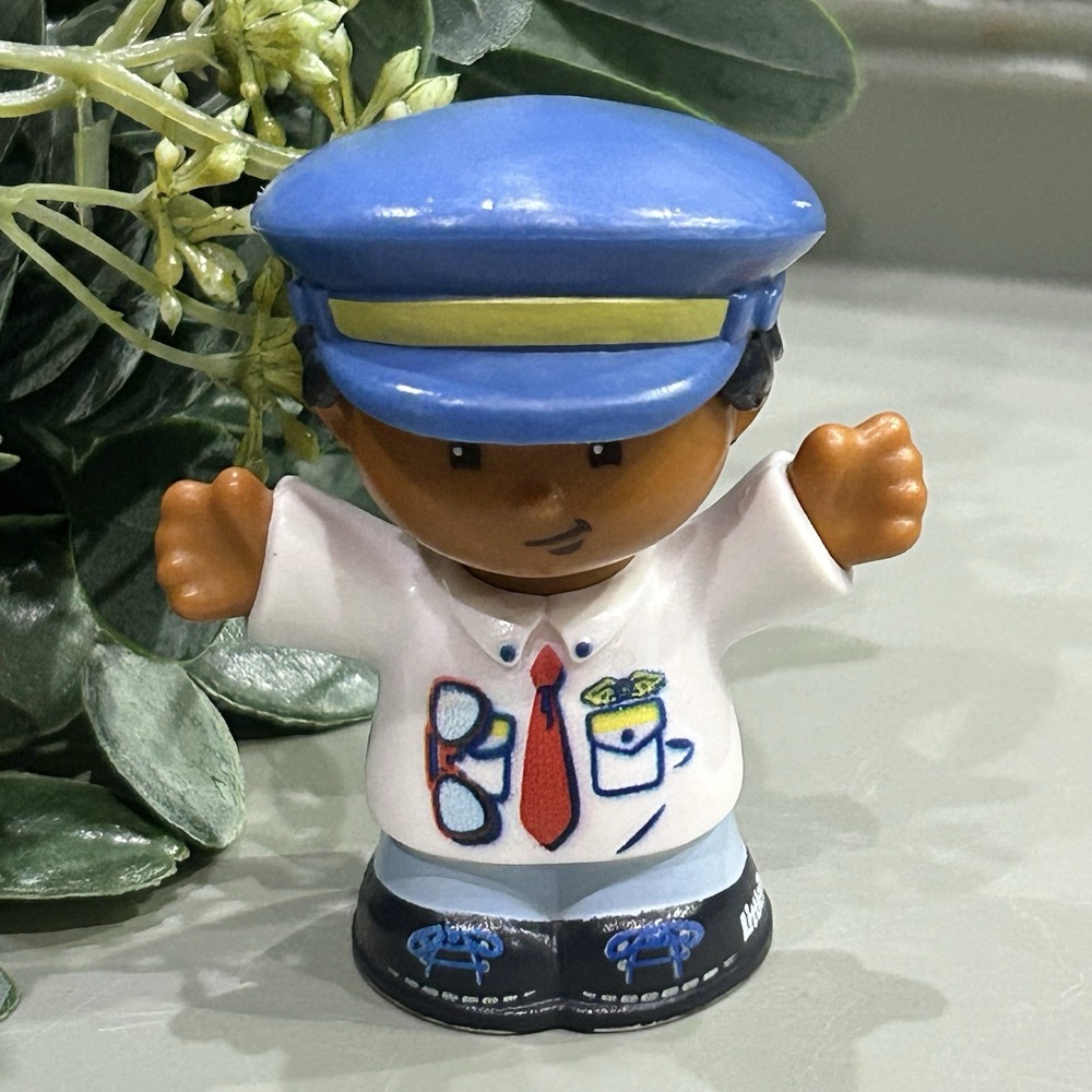 Fisher Price Little People Michael African American Pilot Replacement 2016 Fig